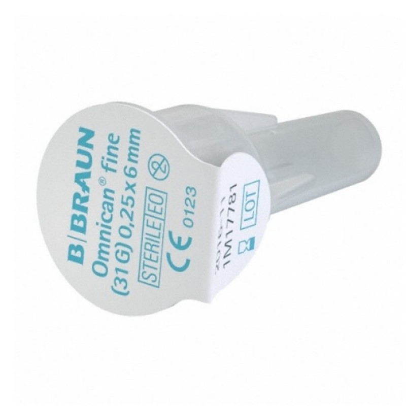 ▷ Aguja para Pluma de insulina Omnican 31G-6mm