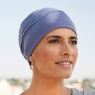 Panuelo Quimioterapia Turbante Bambu Azul Lavanda