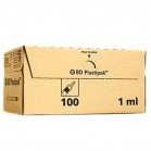 Jeringa 1 ml. Plastipak  B-D s/aguja cono luer 