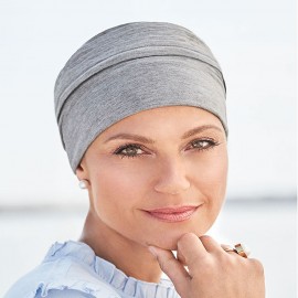 1410-308-002_Pañuelo Quimioterapia Turbante Bambu Gris