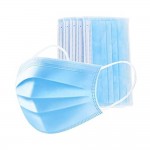 5304-241-001_01_Mascarilla Quirofano 3 pliegues goma Azul Tipo IIR