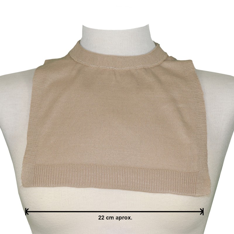 3401-086-007_Pañuelo Protector de Traqueotomia Punto Beige