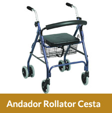 Andador Rollator con 4 Ruedas