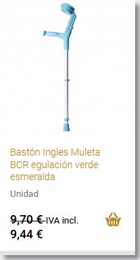 Bastón Inglés de Doble Regulación