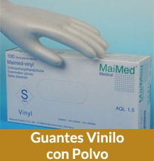 Guantes de Vinilo con Polvo