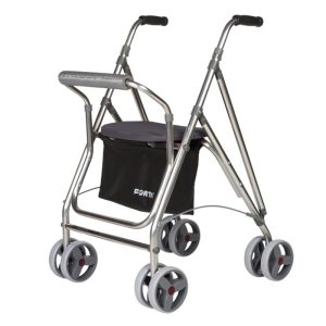 Andador Forta para Personas Mayores Con Asiento Gris