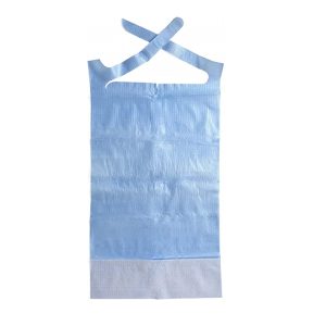Babero Desechable Adulto con bolsillo
