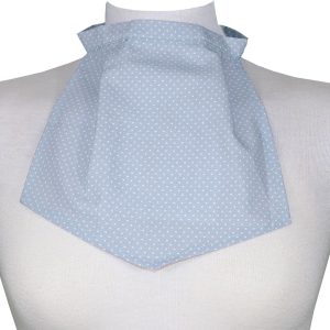Pañuelo de Traqueotomia Punteado Gris
