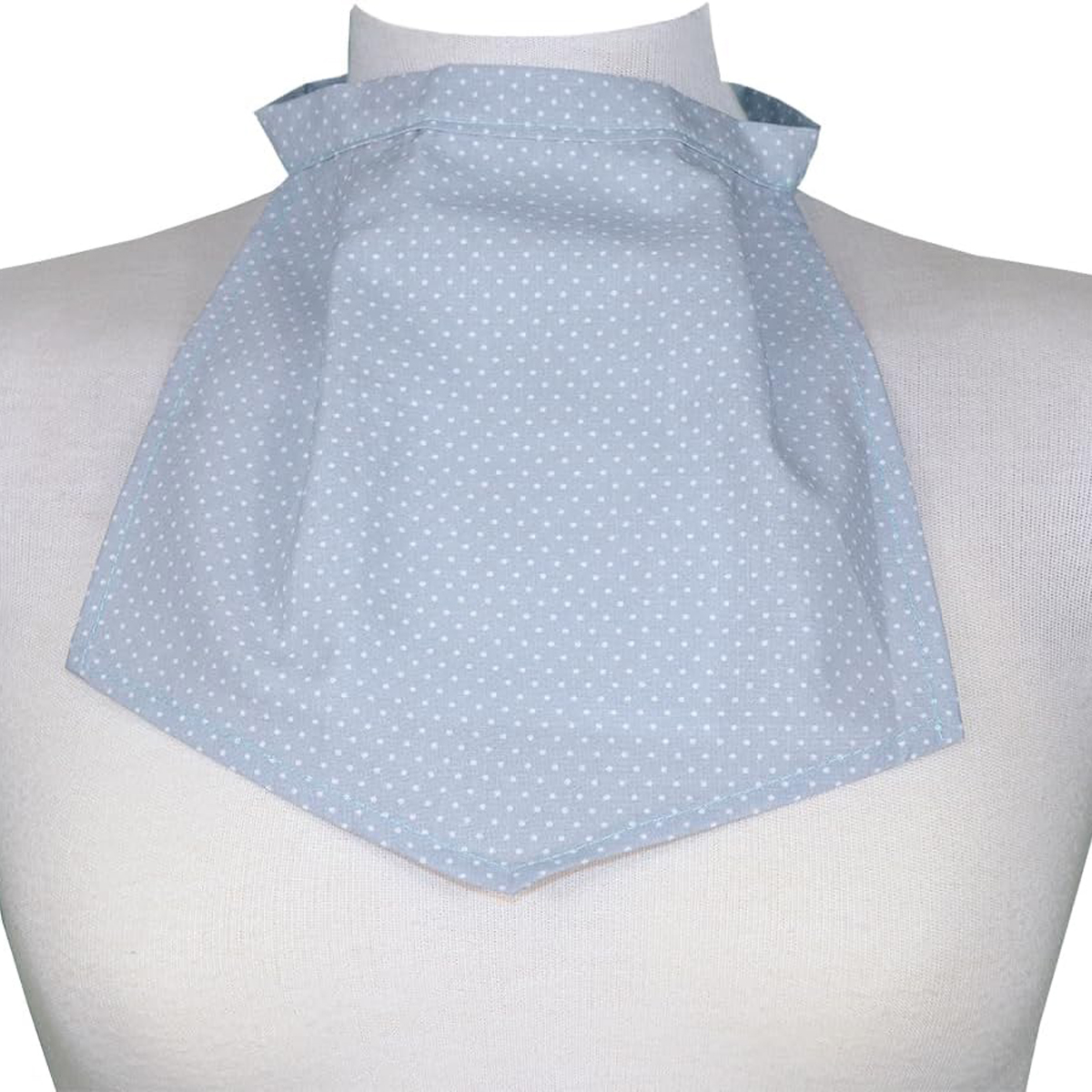 Pañuelo de Traqueotomia Punteado Gris