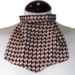 Pañuelo de Traqueotomía Estampado Geométrico