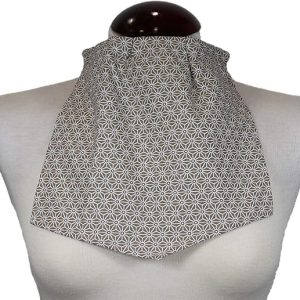 Pañuelo Traqueotomia Estampado Mosaico Beige