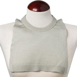 Pañuelo Protector de Traqueotomía de Punto Gris