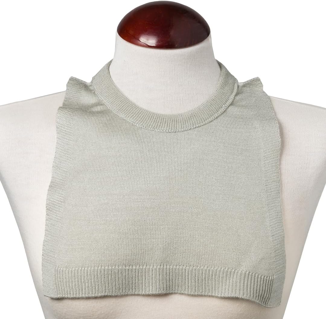 Pañuelo Protector de Traqueotomía de Punto Gris