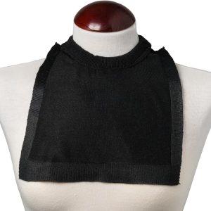 Pañuelo Protector de Traqueotomía de Punto Negro