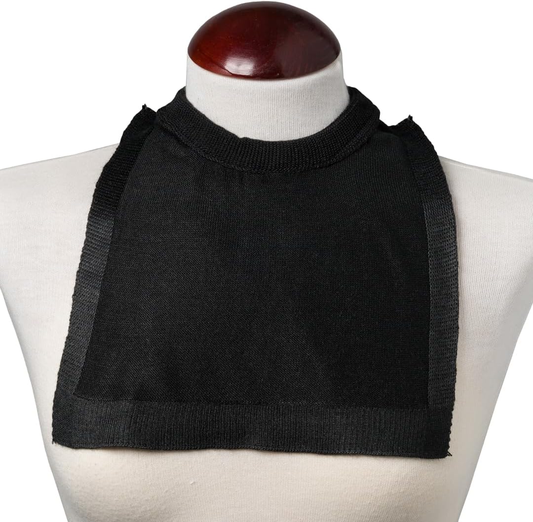 Pañuelo Protector de Traqueotomía de Punto Negro