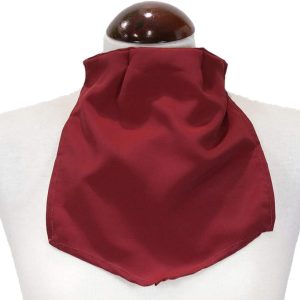 Pañuelo de Traqueotomía de Seda Burdeos