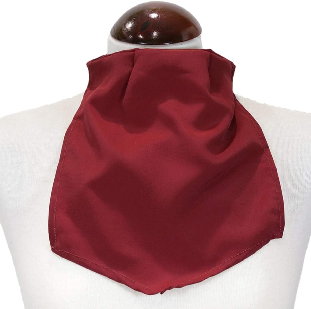 Pañuelo de Traqueotomía de Seda Burdeos