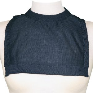 Pañuelo Protector de Traqueotomia Punto Azul Marino
