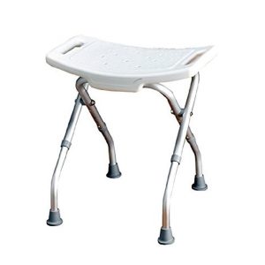 Taburete de baño sin Respaldo Plegable