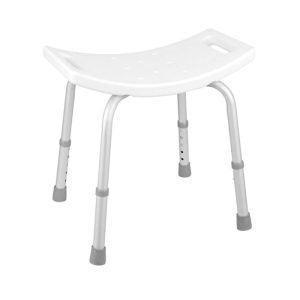 Taburete Silla de Baño sin Respaldo Aluminio